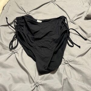 White Birch Black Bikini Bottom